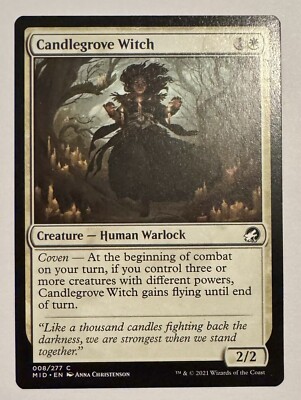 MTG Innistrad Midnight Candlegrove Witch 008/277 Magic the Gathering | eBay MTG Innistrad Midnight Candlegrove Witch 008/277 Magic the Gathering | eBay