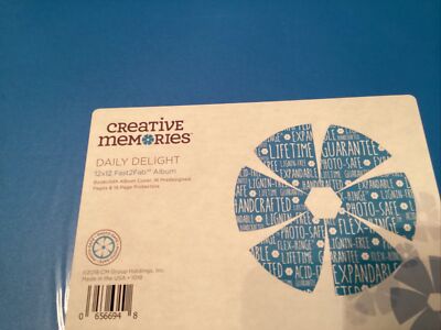 Creative Memories Daily Delight 12x12 Scrapbook Album W/16 Pages