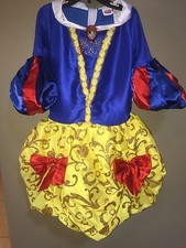 Snow White Dress Up Costume Girls Size 7 - 8 halloween Disney New Princess