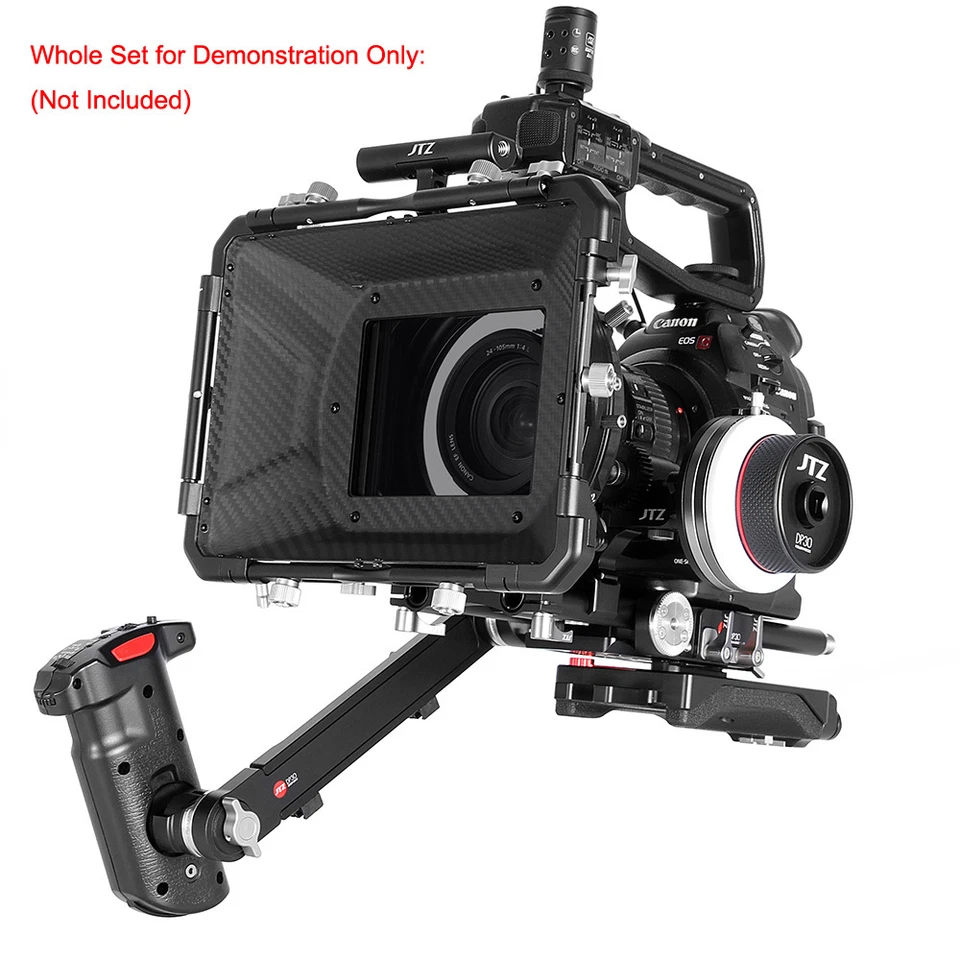 Soporte de hombro placa base jaula película cámara JTZ DP30 para Canon C100 C300 C500II Foto 3 de 4