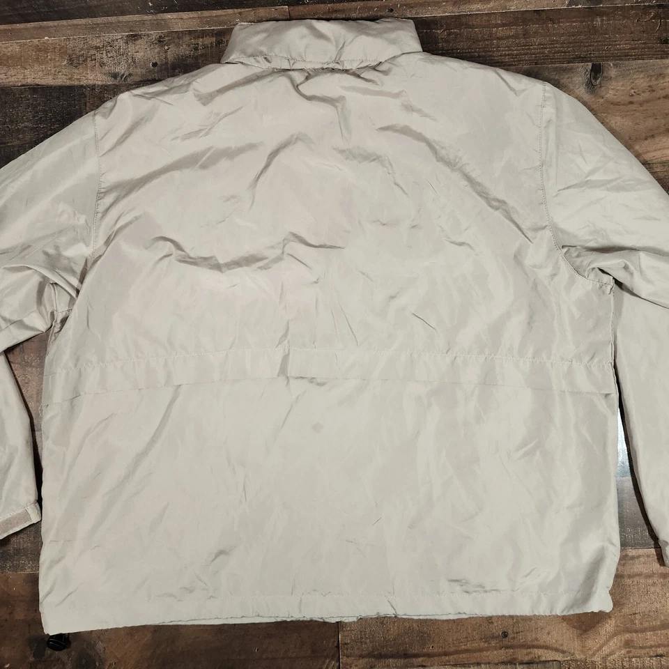 Newcastle Brown Ale Men’s Large Light Brown Hooded Windbreaker North End NWOT - Image 3 of 4