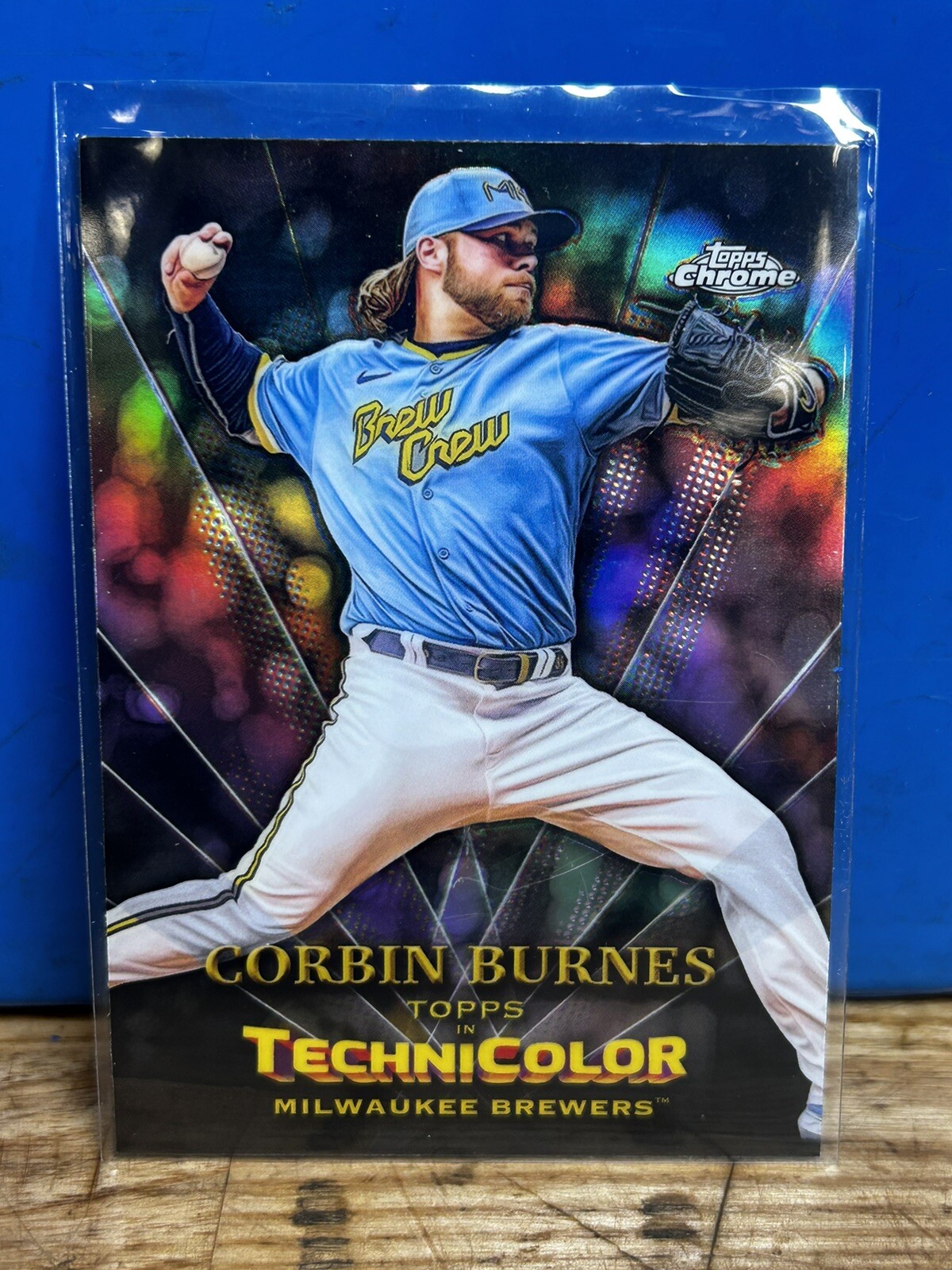 2023 Topps Chrome #TT-12 Corbin Burnes Topps in Technicolor