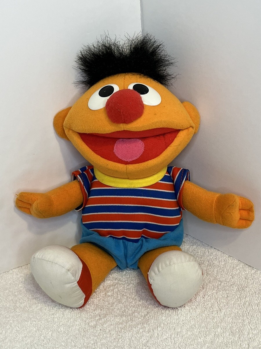 Tyco Tickle Me Laughing Ernie Sesame Street 12 Inch Plush Tyco