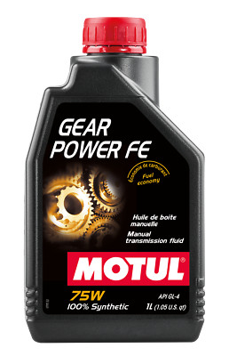 MOTUL Gang Power 75W 1 Lt Öl Austausch Differential Getriebe 100% Kunststoff
