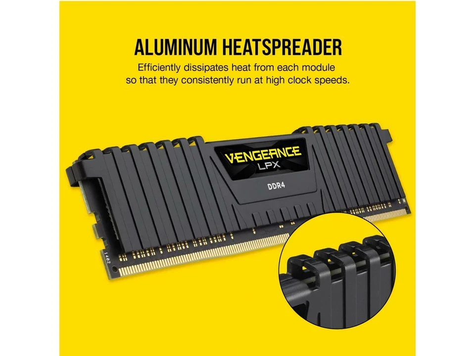 CORSAIR Vengeance LPX (AMD Ryzen Ready) 128GB (4 x 32GB) 288-Pin DDR4 4000 (PC4 - Image 4 of 4
