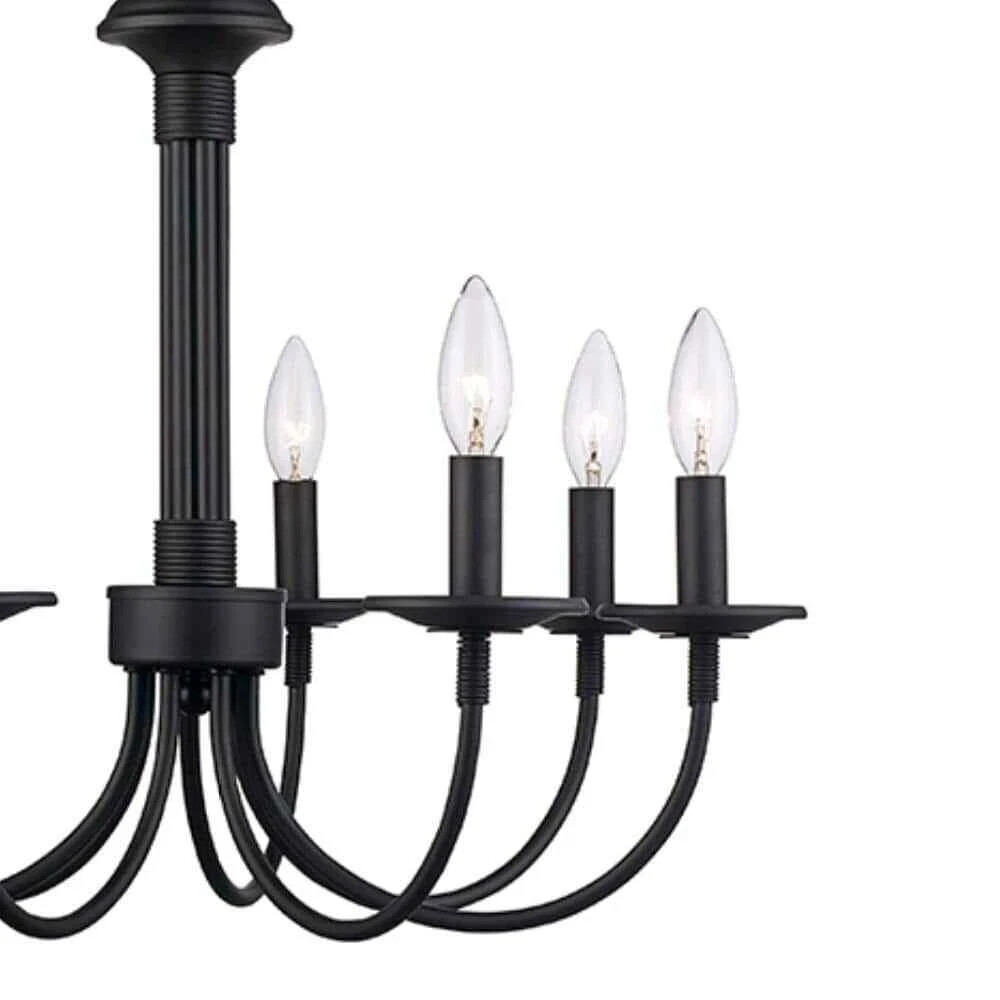 7-Light Oil Rubbed Bronze Candle Chandelier Light Fixture DC-C4232