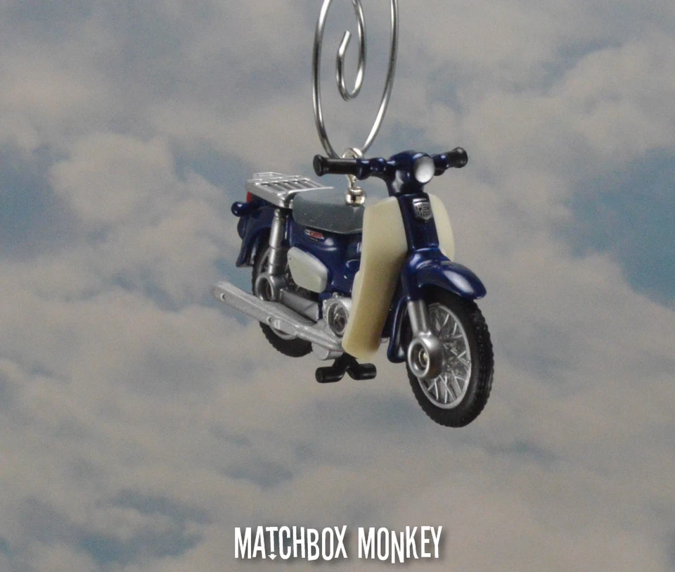 Honda Super Cub Moped Motorcycle Dirt Bike 50cc Custom Christmas Ornament 125 - Image 3 of 4