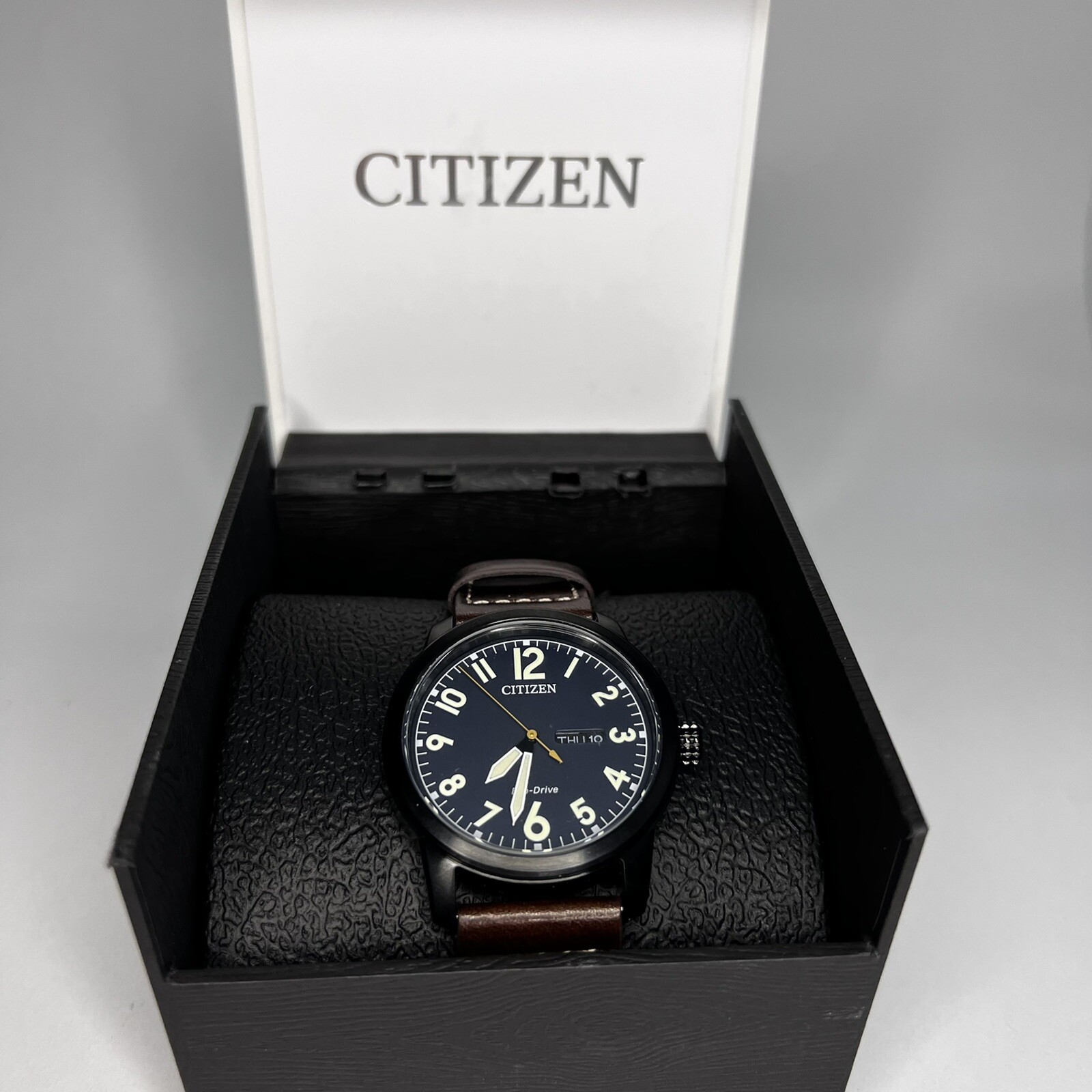 Citizen Eco-Drive Black Men's Watch 