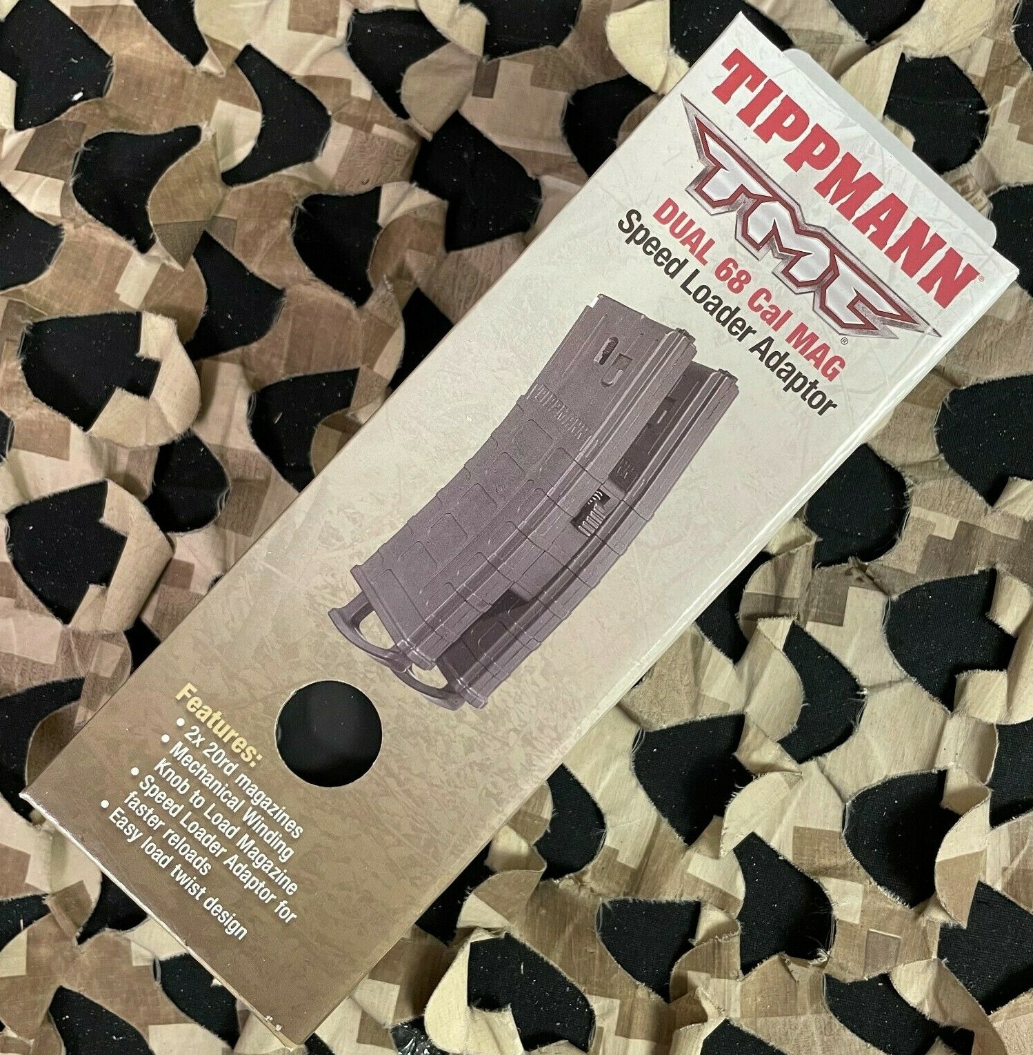 NEW Tippmann TMC .68 Caliber 20 Rnd Paintball Mag-2Pack w/ C