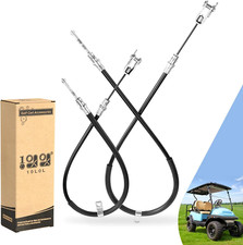 Golf Cart Brake Cable Set for Club Car Precedent 2004-Up and Tempo 2018-Up, Driv