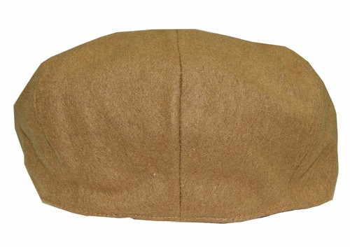 Mens Peaky Blinder Brown Tweed Mix Hat Newsboy Gatsby Baker Boy 8 Panel Hat - Picture 4 of 4