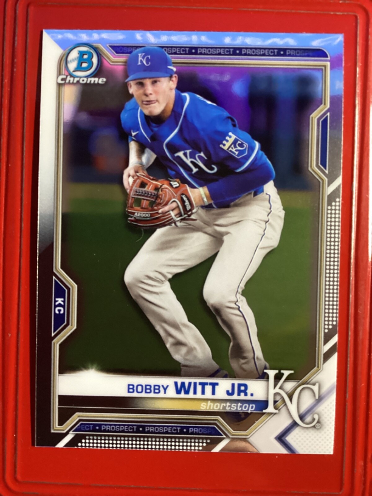 BOBBY WITT JR 2021 Bowman Chrome Prospects #BCP-193 Royals Rookie