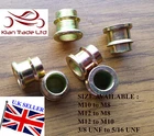 M12 to M10 M8 Rod End Joint Reducer High Misalignment Top Hat Rose Spacer