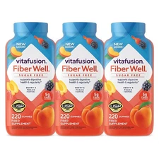 3 Pack Vitafusion Fiber Well Gummies (660 Ct.)