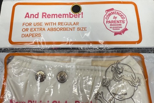 Vintage 1965 BabyScott Diaper Panty Bikini Style Size C 18-25 lbs NOS, Pinless - Picture 7 of 10