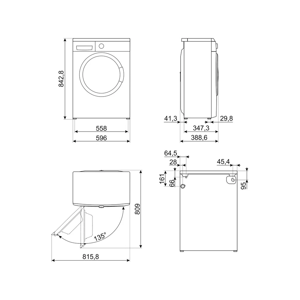 Smeg Waschmaschine LBW50CIT - Bild 2 von 2