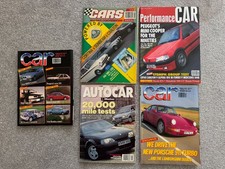 5 VAUXHALL LOTUS CARLTON Opel Omega MAGAZINES and 6 Road Test Reprints 1990 on