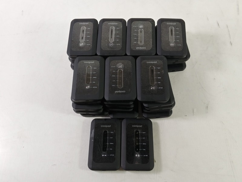 Lot of 37 Coolpad Surf CP332A HotSpot WiFi 4G LTE - NO BATTERY