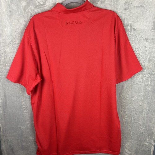 Loudmouth Polo Golf Herren XL Fiery Red Essential Performance Kurzarmshirt - Bild 2 von 9