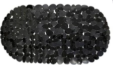 Dependable Industries Inc. Essentials Luxury Pebble 27" x 14" (Oval), Black 