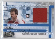 2010-11 ITG Decades 1980s Silver The Summit Edmonton 1/1 Rod Langway HOF 2a8