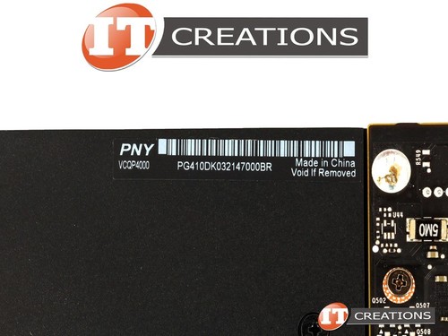PNY NVIDIA QUADRO P4000 PASCAL GPU 8GB GRAPHICS PROCESS UNIT VIDEO CARD VCQP4000 - Picture 3 of 3