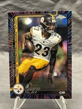 2025 Topps Chrome NFL Darius Slay Neon Pulse Refractor SSP Case Hit Steelers 