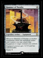 Hammer of Nazahn #51 Commander 2017 Rare