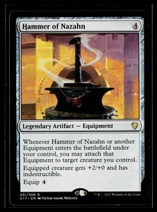 Hammer of Nazahn #51 Commander 2017 Rare