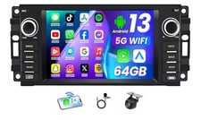 4CORE + 64GB Car Radio Stereo for Dodge Ram 1500 2500 3500 2009-2012 7 Inch NEW