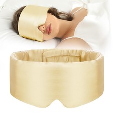 SECZIPE 100 Mulberry Silk Sleep Mask Eye Mask for Women Man with Adjustable ...