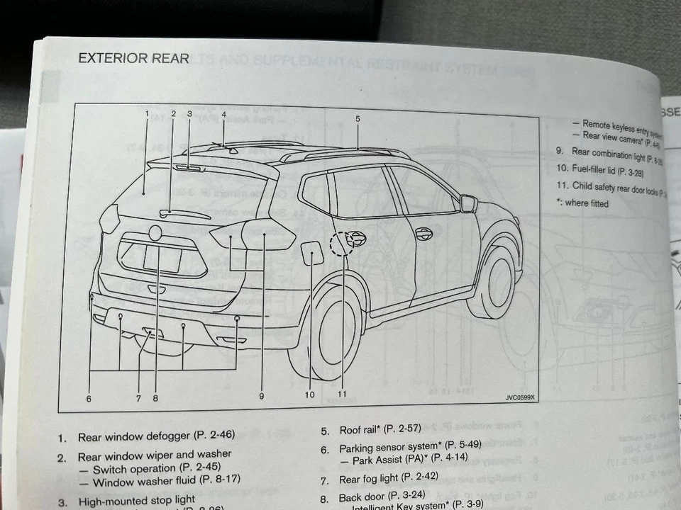 NISSAN X-TRAIL (2014 - 2017) OWNERS MANUAL - HANDBOOK - USER GUIDE. - Image 3 of 4