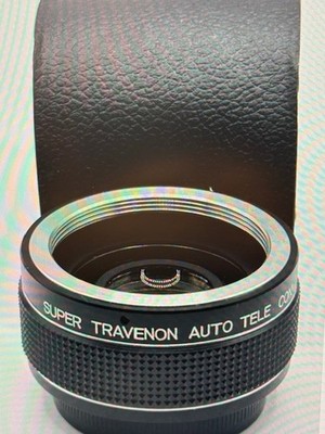 Super Travenon 2X Auto Tele Konverter inkl. Hülle für Pentax M42 SP1000 ES ES11 SV