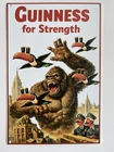 Guinness Beer Metal Sign - Guinness For Strength Retro Vintage Irish Stout