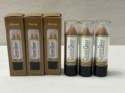 New Cover Your Gray Hair Color Touch-up STICK 3-PACK Light Brown Blonde