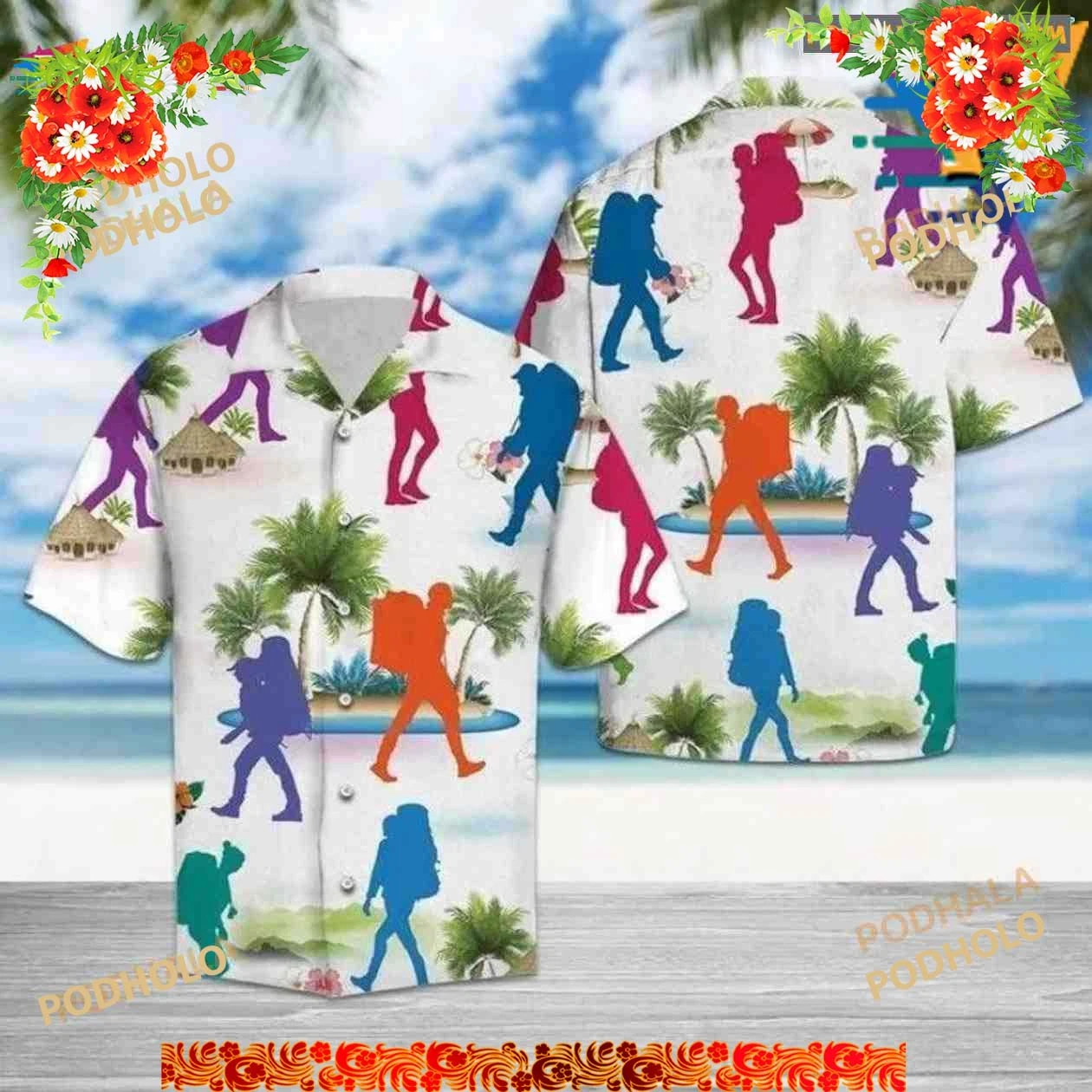 Hiking Lover Tropical Summer Hawaiian Shirt
Opens in a new window or tab