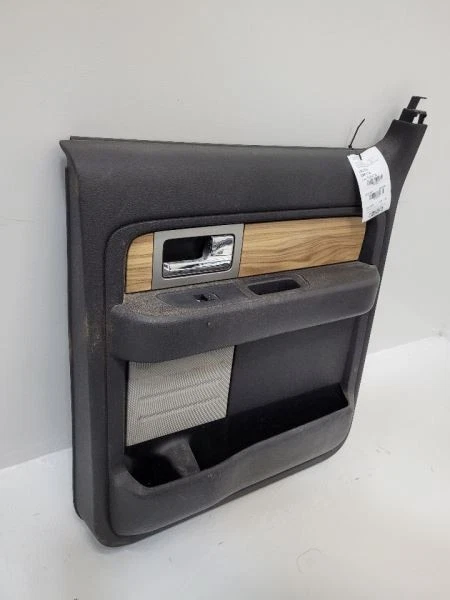 2011 2012 FORD F150 RIGHT RH REAR DOOR TRIM PANEL BLACK WOOD GRAIN Foto 3 de 4
