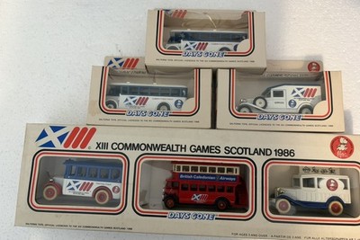 Days Gone 1986 Commonwealth Games Scotland Triple Set of 3 - And 3 others BNIB