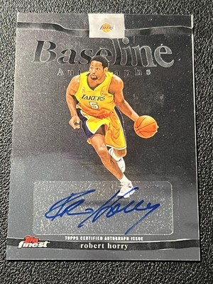 2025-26 Topps Finest - Baseline Autographs Robert Horry #BA-RH (AU)
