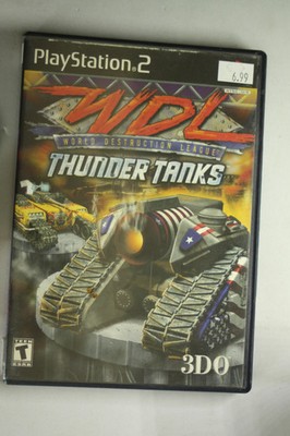World Destruction League Thunder Tanks-PlayStation 2(PS2)**SEE PICTURES**-Tested