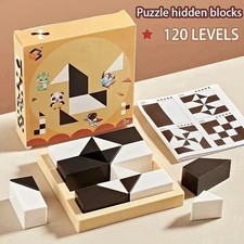Listing image for 120 Level Hidden Building Block Kids Puzzle Toys Logic & Spatial Reasoning Game