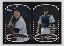 2005 All-Star FanFest Topps Al Kaline Ivan Rodriguez #9 HOF s7f