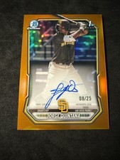 2026 Bowman Chrome Jorge Quintana Auto True Orange Refractor #d /25 Padres