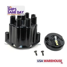 Pertronix Ignition D600700, Kit Dist. Cap & Rotor Black Plastic Performance Part