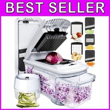 6-in-1 Mandoline Slicer  Vegetable Chopper