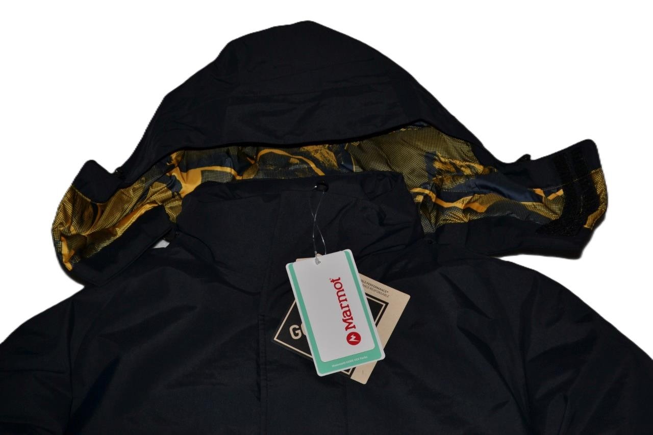 AUTHENTIC MARMOT GORE TEX MEN'S MAMMOTH PARKA BLACK JACKFRUIT NEW ALL SIZES image 2