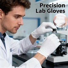 12 Pairs White Cotton Gloves For Dry Hands Sleeping Premium Cotton Gloves USA