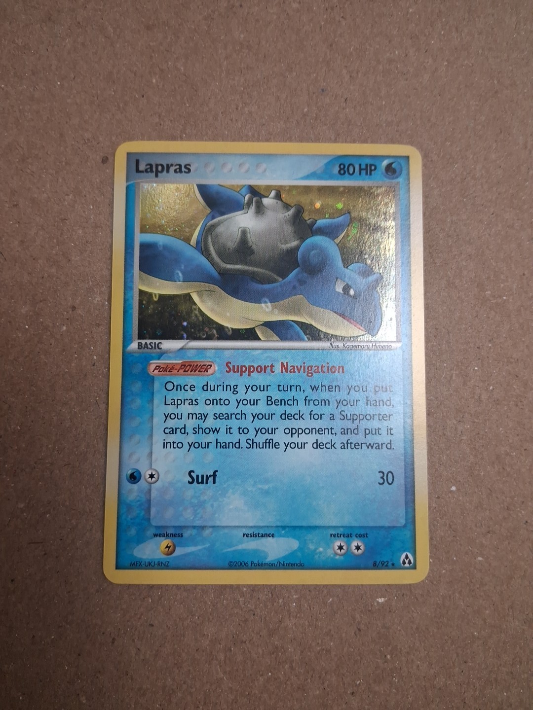 Pokemon Lapras  Holo Rare (8/92) ex Legend Maker NM Fast Ship