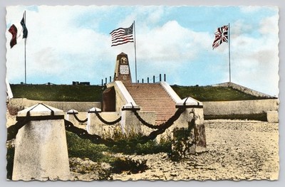 Utah Beach D-Day Monument Postcard Sainte-Marie-du-Mont France Photo Veritable