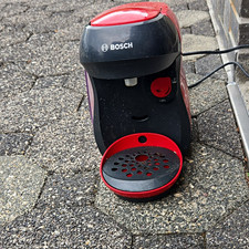 Bosch Tassimo Kapselmaschine für Tassimo Kaffeekapseln, Espresso, Schwarz/Rot